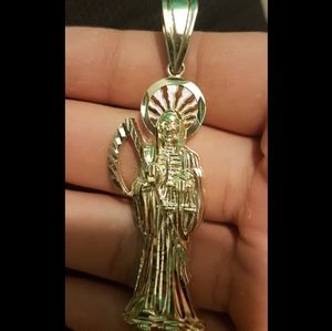 My 14k gold grim reaper pendant not for sale
